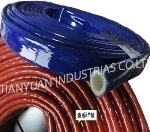 TYF018 Fiberglass Sleeving Coated with Silicone